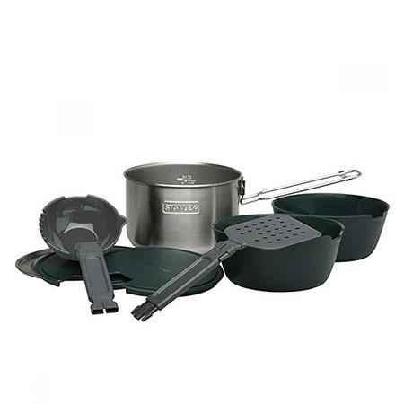 ست ظرف غذا استیل + ظرف پلاستیک استنلی Stanley food set